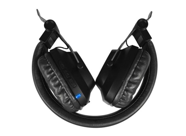 Casque audio plié