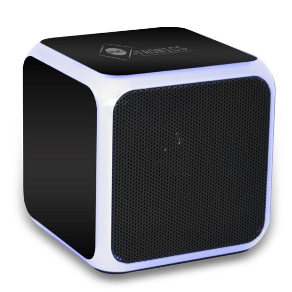 Enceinte cube lumineuse