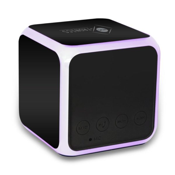Boute d'une enceinte lumineuse cube