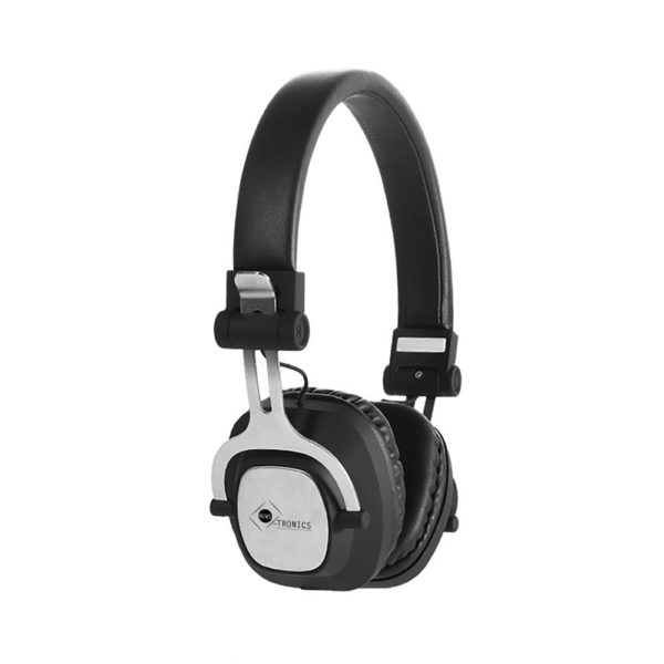 Casque audio gris et noir