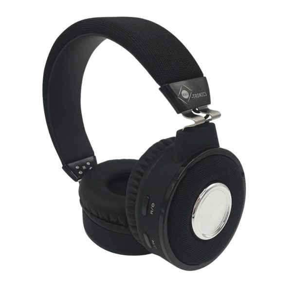 casque audio noir vue de coté